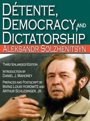 cover image of Detente, Democracy and Dictatorship